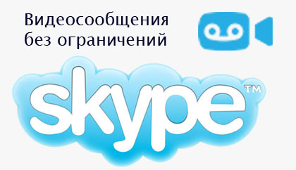 Skype видеосообщения